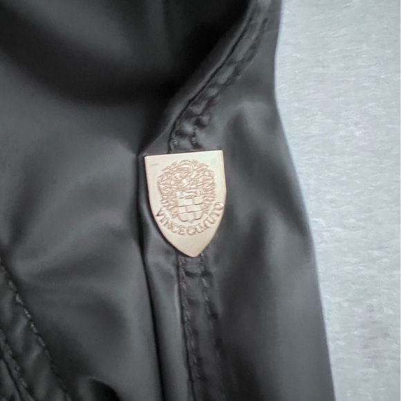 Vince Camuto Gray Cinched Waist Quilt Detail Anorak Jacket Coat, Size M - Picture 7 of 16